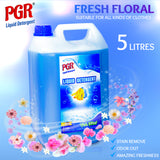 PGR Liquid Detergent 5 Litres + Surface Cleaner 5 Litres + Dishwash 5 Litres Combo Pack