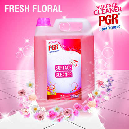 PGR Liquid Detergent 5 Litres + Surface Cleaner 5 Litres + Dishwash 5 Litres Combo Pack